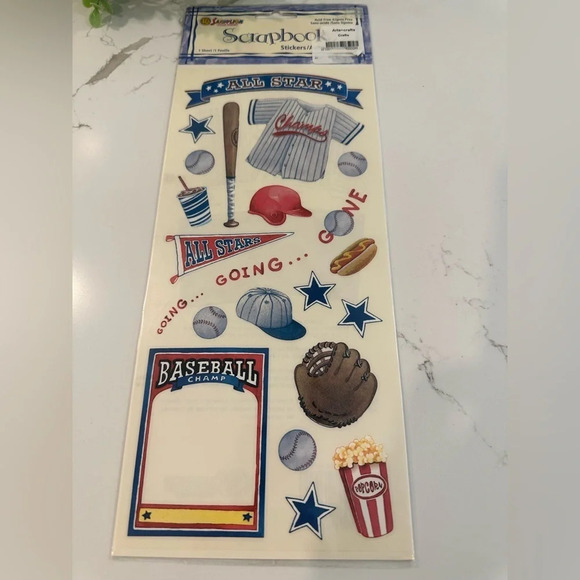 SandyLion Sticker Collection NIP - friends, bday, blues clues, baseball Y2K (9) - Picture 10 of 13